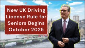 UK Driving License Rule for Senior Begins October 2025