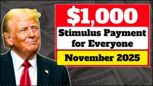 (2)$1,000 Stimulus Payment for Everyone – November 2025 Full Payment Schedule